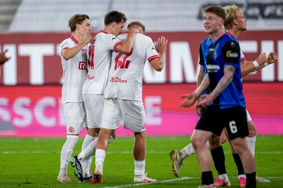 Rot-Weiss Essen zeigt sich nervenstark. Rot-Weiss Essen zeigt sich nervenstark.