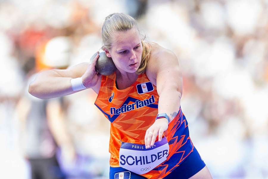 Jessica Schilder gaat vrijdagavond genieten bij de olympische finale van het kogelstoten