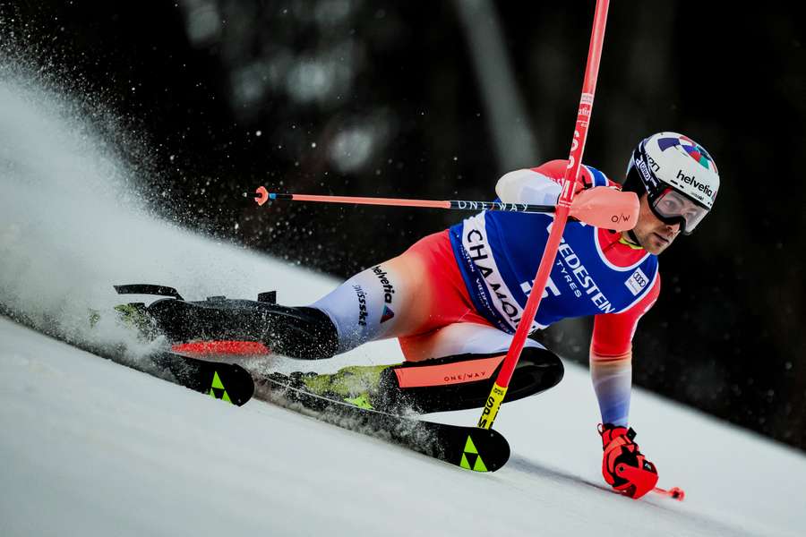 Daniel Yule came from 30th to win the men's slalom at Chamonix
