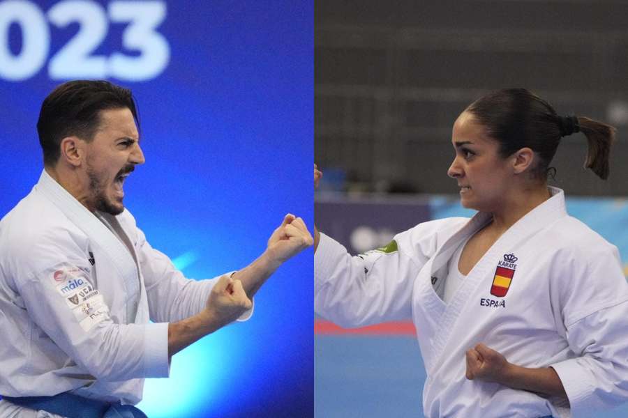 El karate, con Damián Quintero y Paola García, da los primeros oros a España en los Juegos Europeos