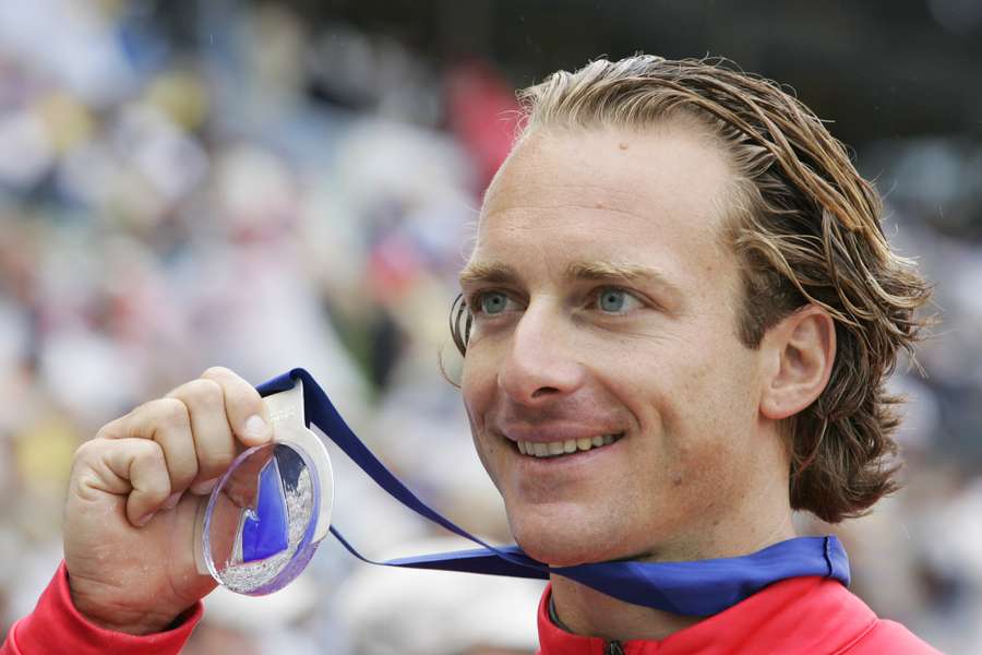 Tim Lobinger 2006 beim Gewinn der Silbermedaille bei der Europameisterschaft in Göteborg.