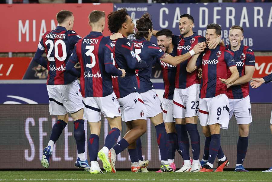 Bologna viert de 1-0