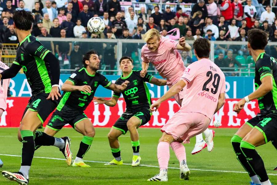 La rete dell'1-0 firmata da Pohjanpalo La rete dell'1-0 firmata da Pohjanpalo