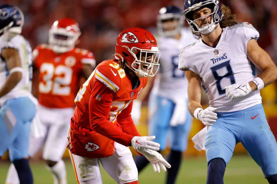 Un momento di gioco di Kansas City Chiefs - Tennessee Titans