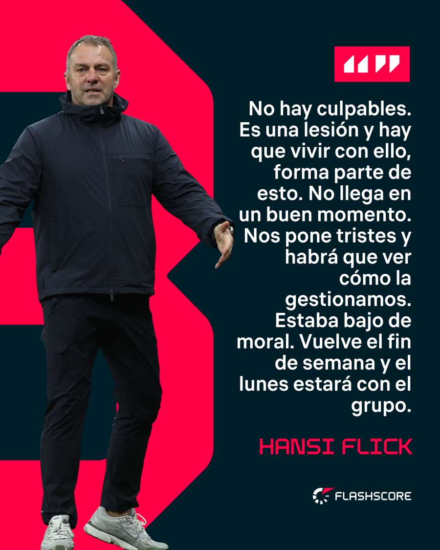 Las palabras de Flick sobre Raphinha