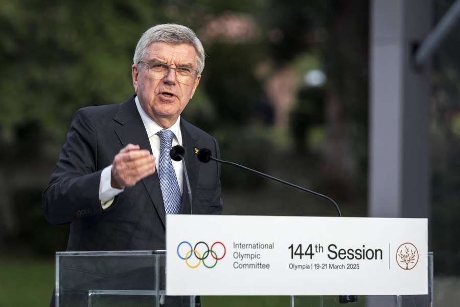 Thomas Bach en Grèce ce mardi.