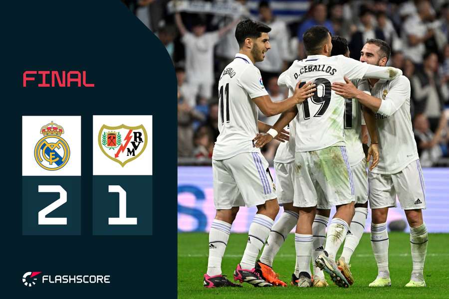Victorie muncită pentru Real Madrid cu Rayo Vallecano