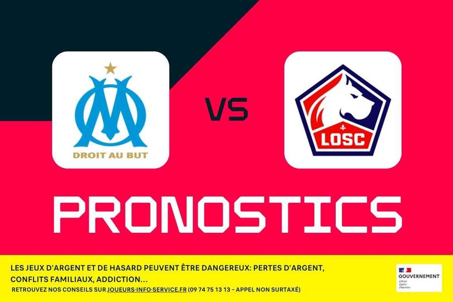 OM - Lille : Pronostics, meilleurs paris et cotes (Ligue 1)