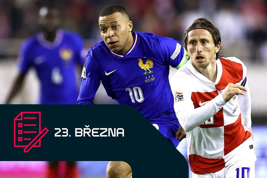 Kylian Mbappé nebo Luka Modrič budou soupeři českého týmu v kvalifikaci MS.