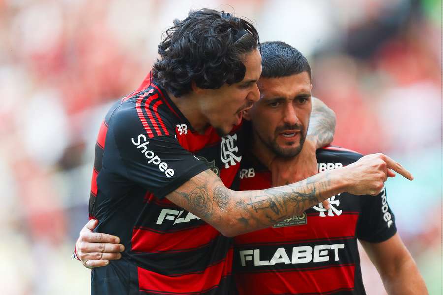 Arrascaeta e Pedro foram os destaques da partida Arrascaeta e Pedro foram os destaques da partida