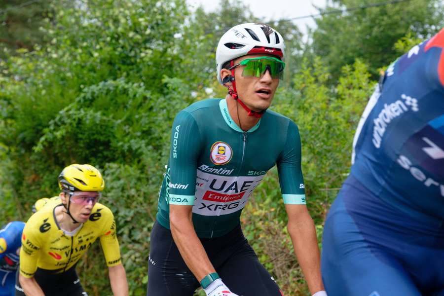 Isaac Del Toro steht vor dem Gesamtsieg der Deutschland Tour. Isaac Del Toro steht vor dem Gesamtsieg der Deutschland Tour.