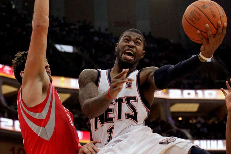 Terrence Williams in action for the New Jersey Nets