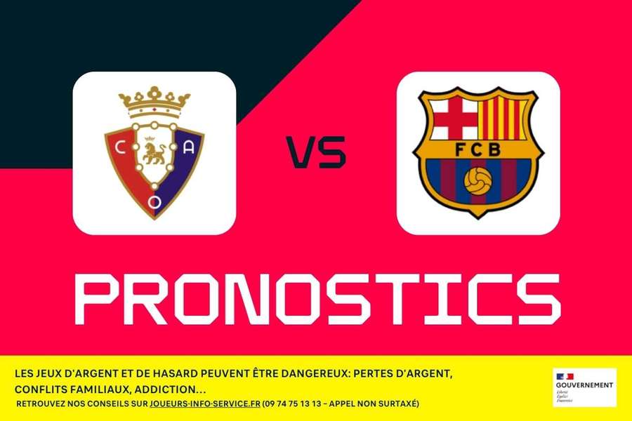 Osasuna - Barcelone : Pronostics, meilleurs paris et cotes (LaLiga)