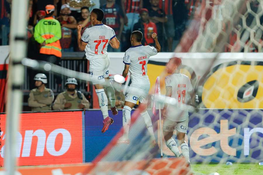 O Bahia buscou o empate no fim do primeiro tempo O Bahia buscou o empate no fim do primeiro tempo