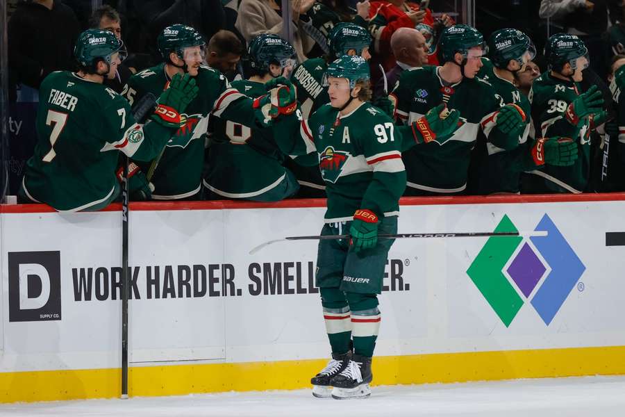 Minnesota Wild feiern den siebten Sieg in Folge.