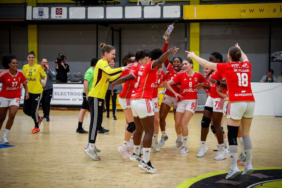 Benfica venceu campeonato nacional de andebol feminino