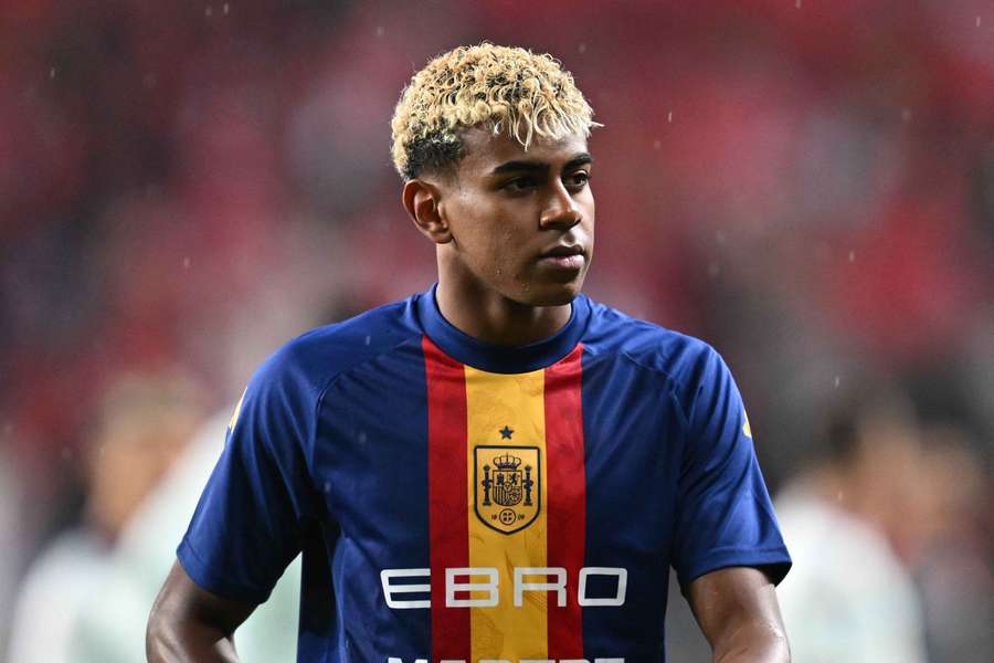 Lamine Yamal, atacante do Barcelona