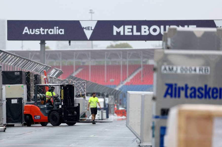 Le circuit d'Albert Park ce lundi.