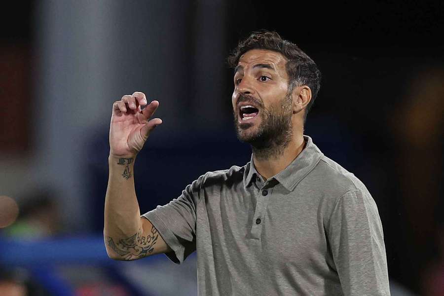 Cesc Fábregas, entrenador del Como Cesc Fábregas, entrenador del Como