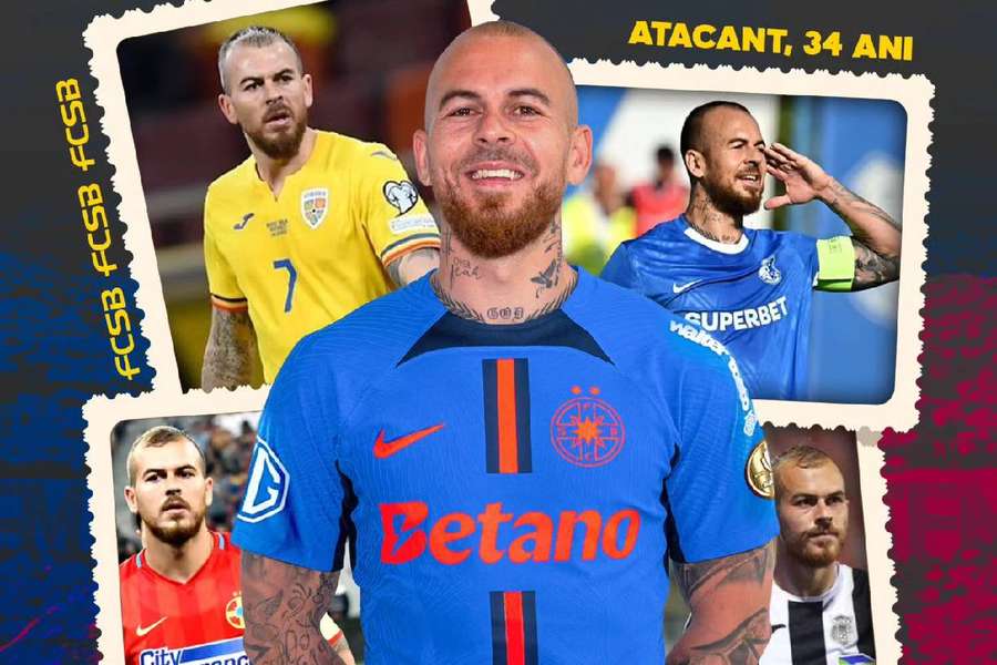 Denis Alibec este din nou atacantul celor de la FCSB