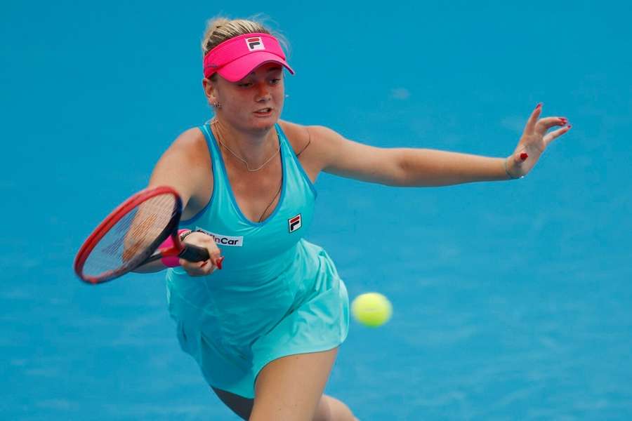 Lucie Havlíčková přežila v Trnavě tři mečboly. Lucie Havlíčková přežila v Trnavě tři mečboly.