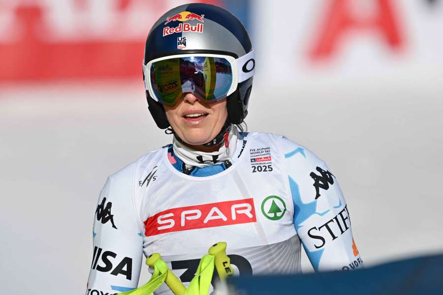 Lindsey Vonn vendredi à Saalbach.