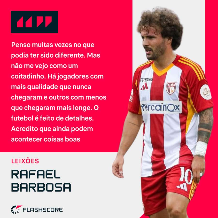 Rafael Barbosa reflete sobre a carreira