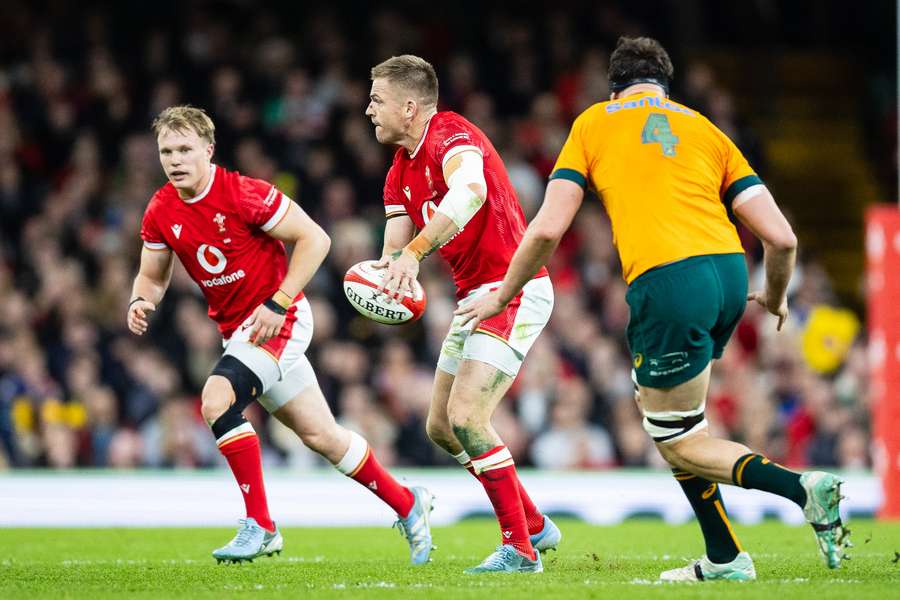Les Gallois face aux Australiens le week-end dernier.