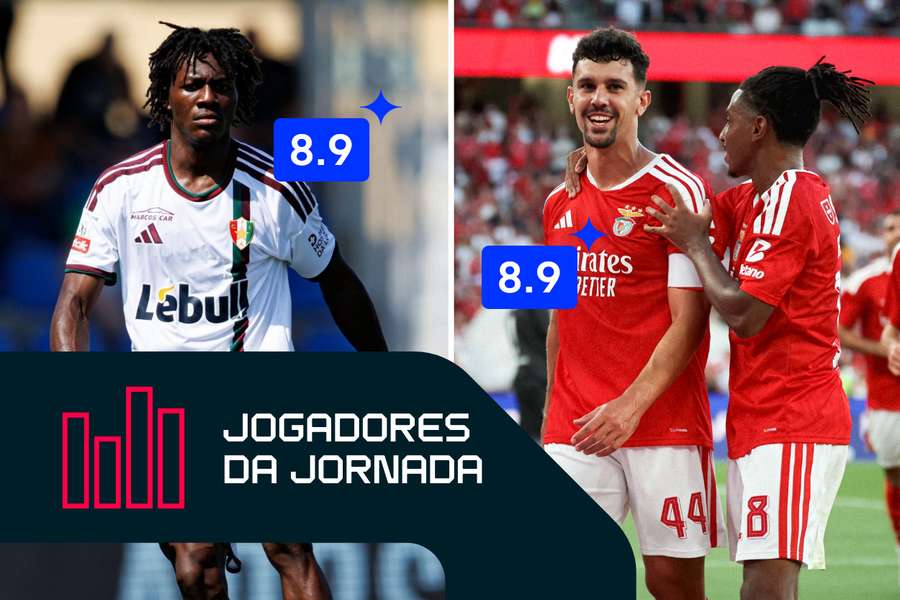 Doué e Tomás Araújo em destaque na 4.ª jornada Doué e Tomás Araújo em destaque na 4.ª jornada
