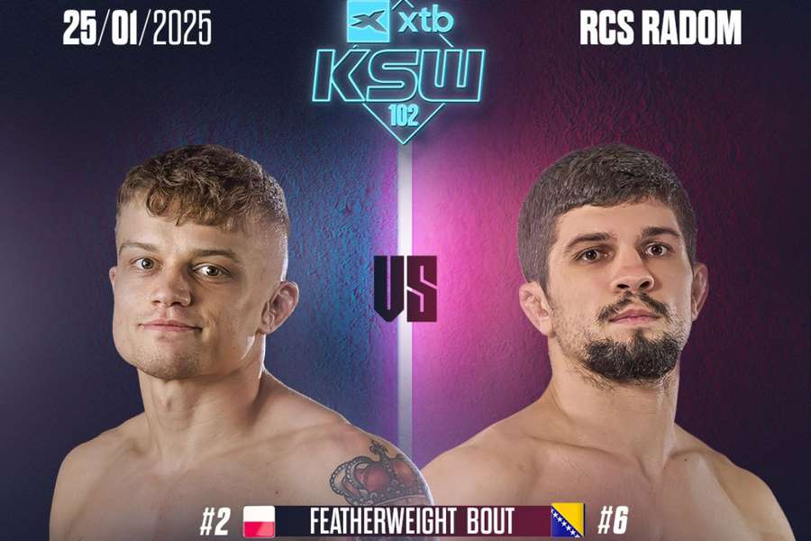 Patryk Kaczmarczyk zmierzy się z Ahmedem Vilą na gali KSW 102 w Radomiu
