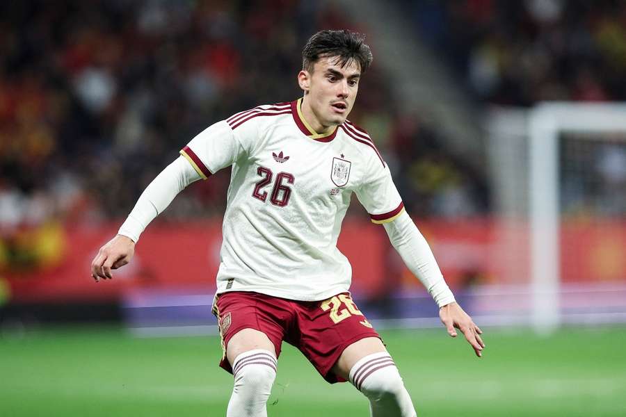 Ander Barrenetxea, en su debut con España