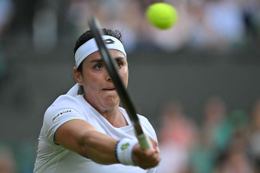 Ons Jabeur is in action at Wimbledon today