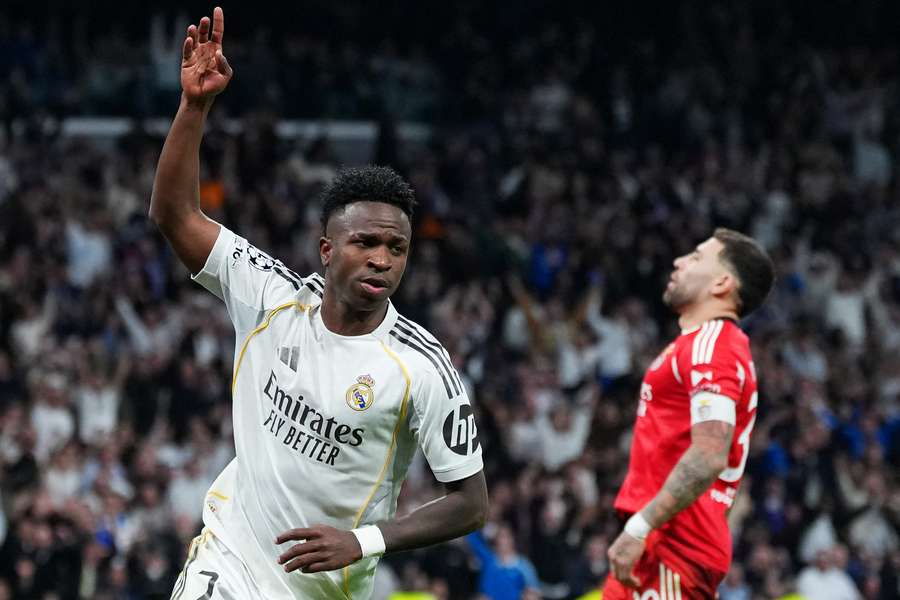 Vinícius Júnior marcou o gol da classificação do Real Madrid