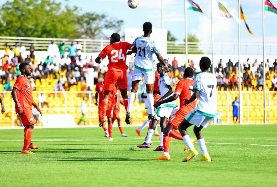 Kenya in action against South Sudan