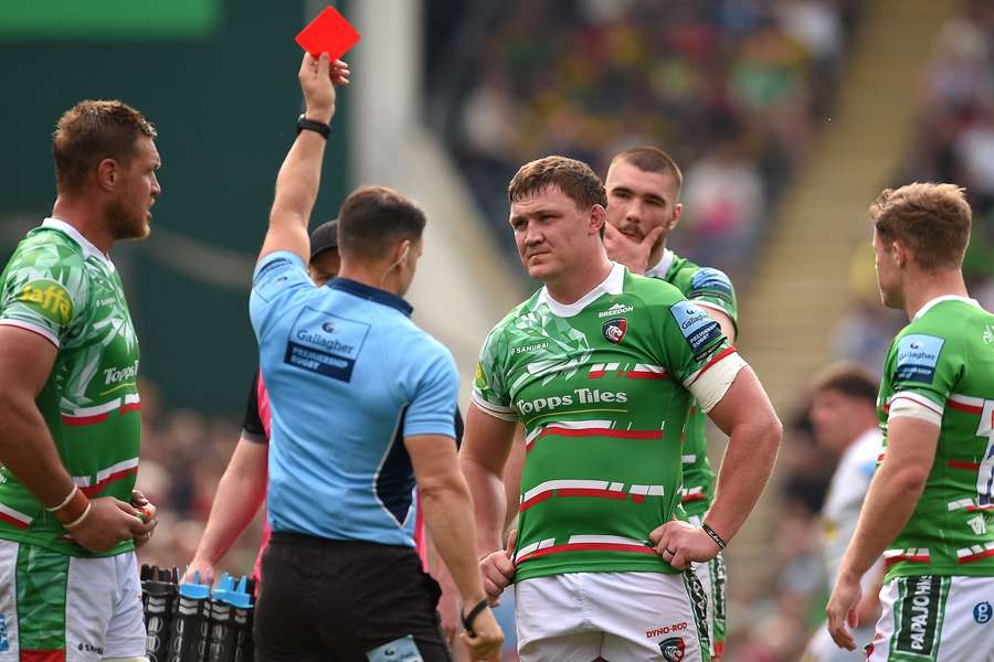 Wiese was shown a red card against Exeter Chiefs last week