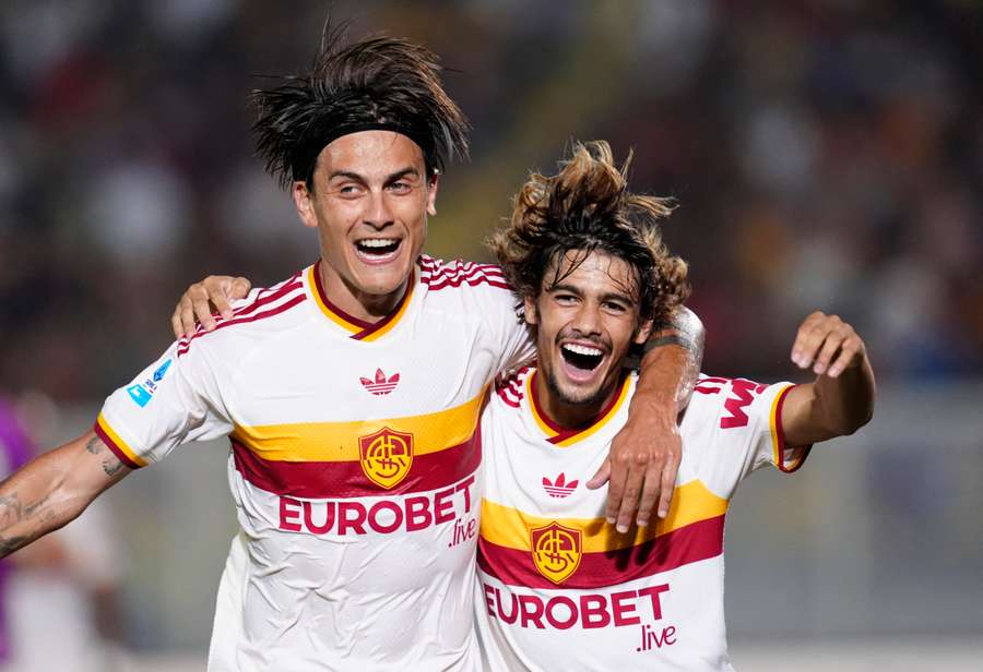 La gioia di Dybala e Mora La gioia di Dybala e Mora