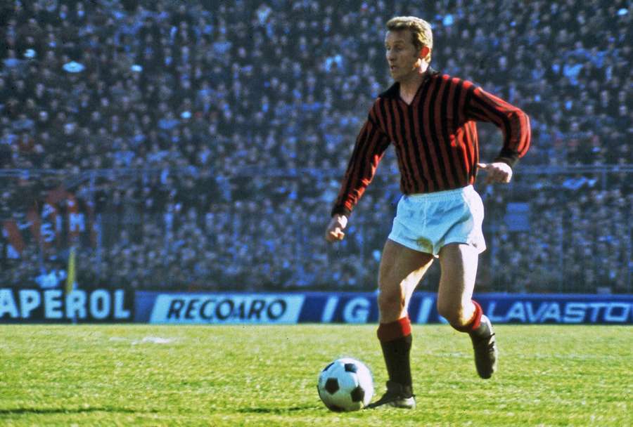 Giovanni Trapattoni var blandt de største stjerner på Nereo Roccos catenaccio-spillende AC Milan-hold i slutningen af 60erne.