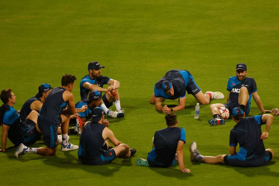 New Zealand's team training in Mumbai