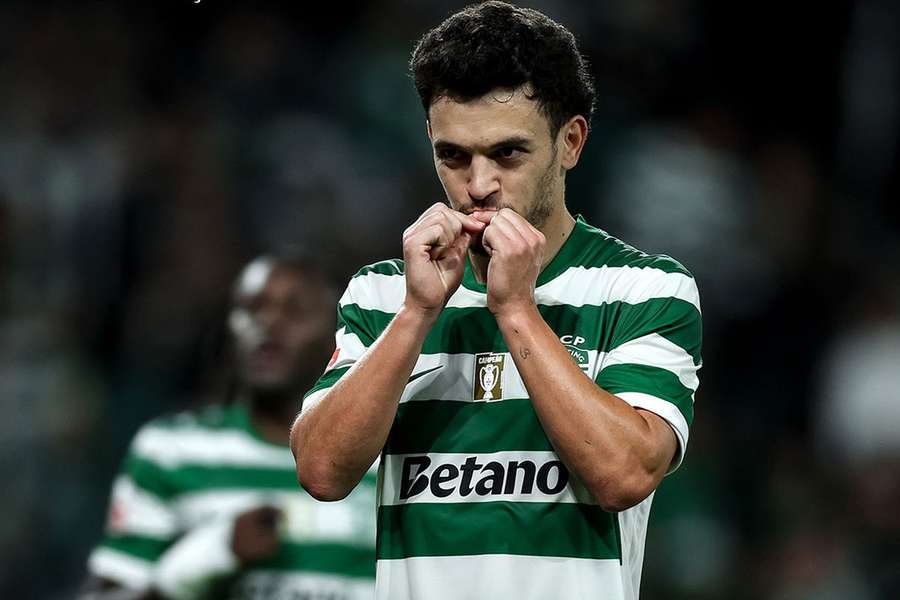 Pedro Gonçalves ao serviço do Sporting