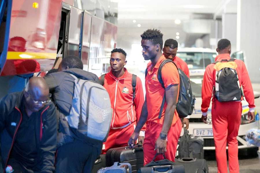 Harambee Stars arrive in South Africa