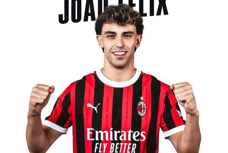 Félix vai tentar corresponder com a camisa do Milan