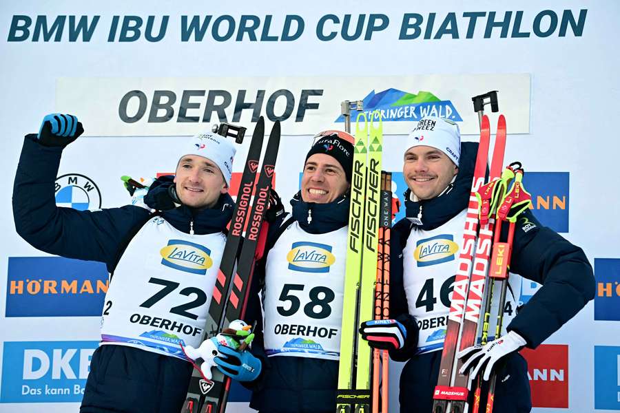 Et un, et deux, et trois Français sur le podium.