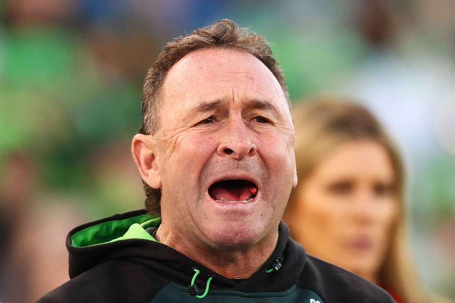 Canberra Raiders coach Ricky Stuart during last weekend's home game against South Sydney Rabbitohs. Canberra Raiders coach Ricky Stuart during last weekend's home game against South Sydney Rabbitohs.