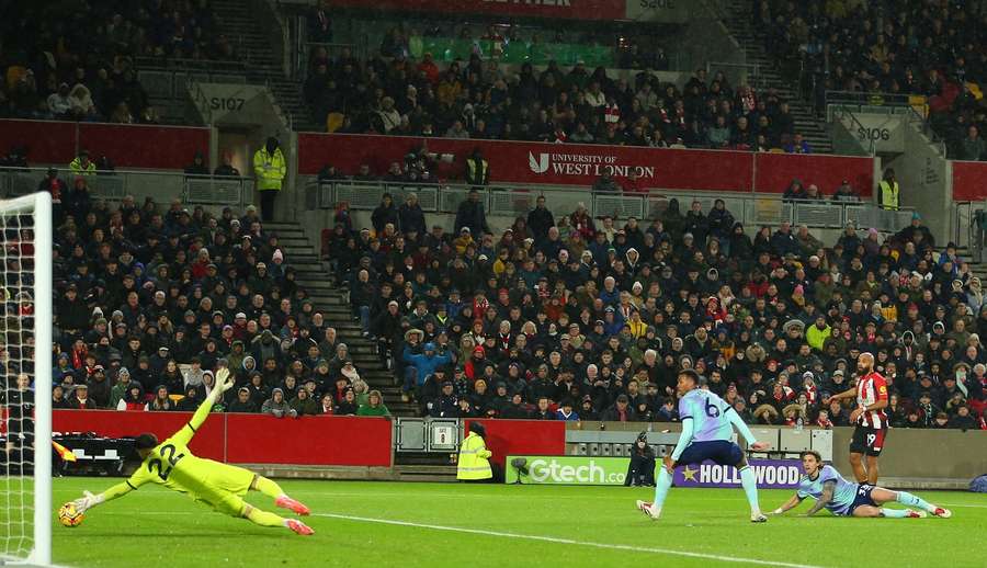 Mbeumo struck home the opener