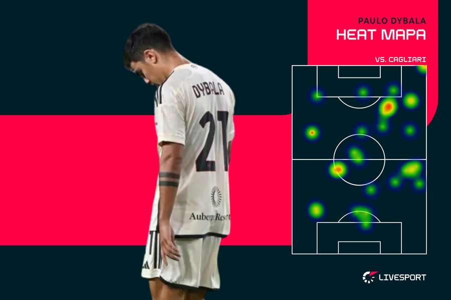 Dybala odehrál v neděli jen 39 minut.