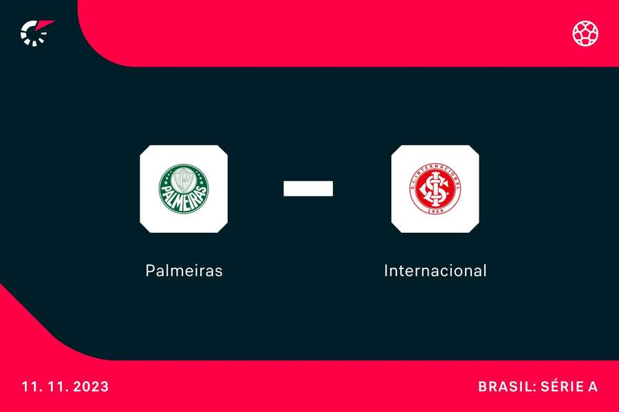 Palmeiras faz 3 a 0 no Inter e dorme líder do Brasileirão