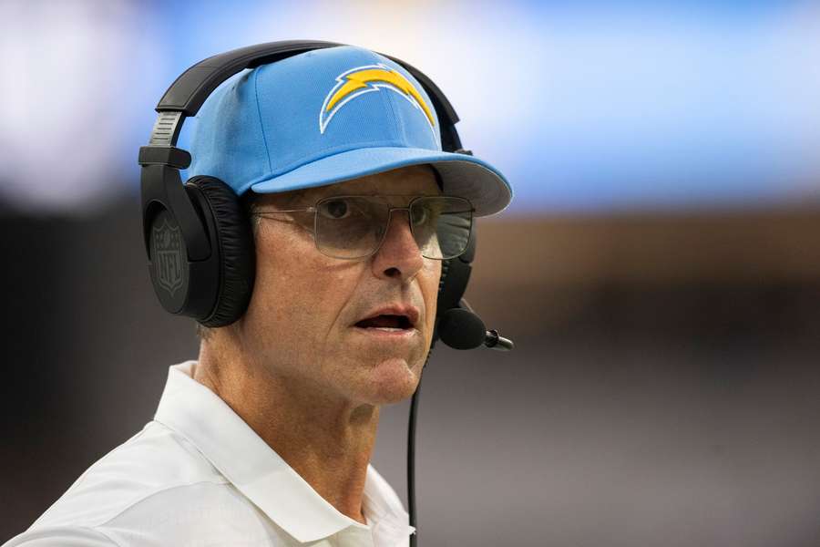 Jim Harbaugh is de nieuwe coach van de Los Angeles Chargers