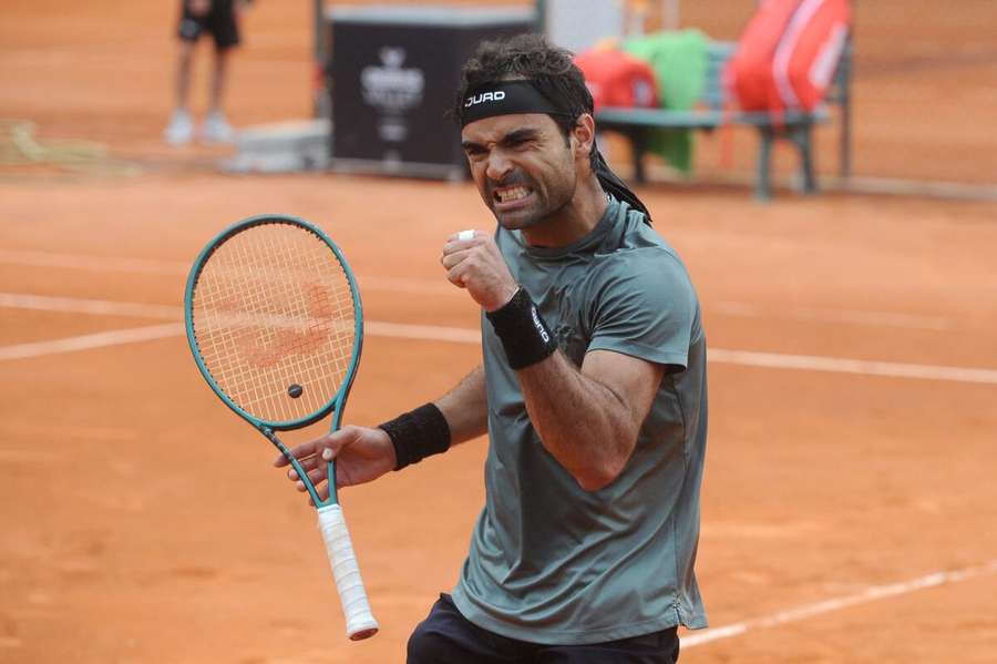 Frederico Silva festeja a vitória sobre Comensana