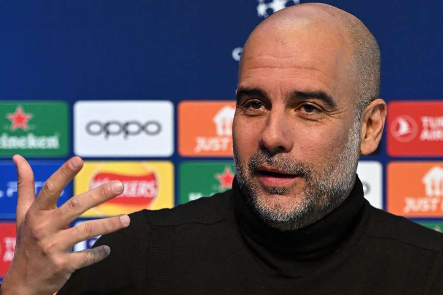 Manchester City manager Pep Guardiola