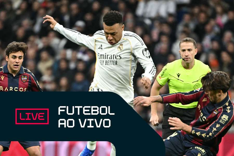 Mbappé em Real Madrid x Levante, por LaLiga